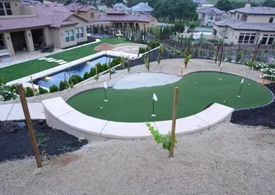 Putting green installed by Turf Outlet
