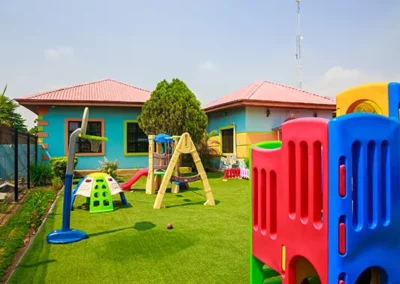 Residential artificial grass playground installed by turfnow